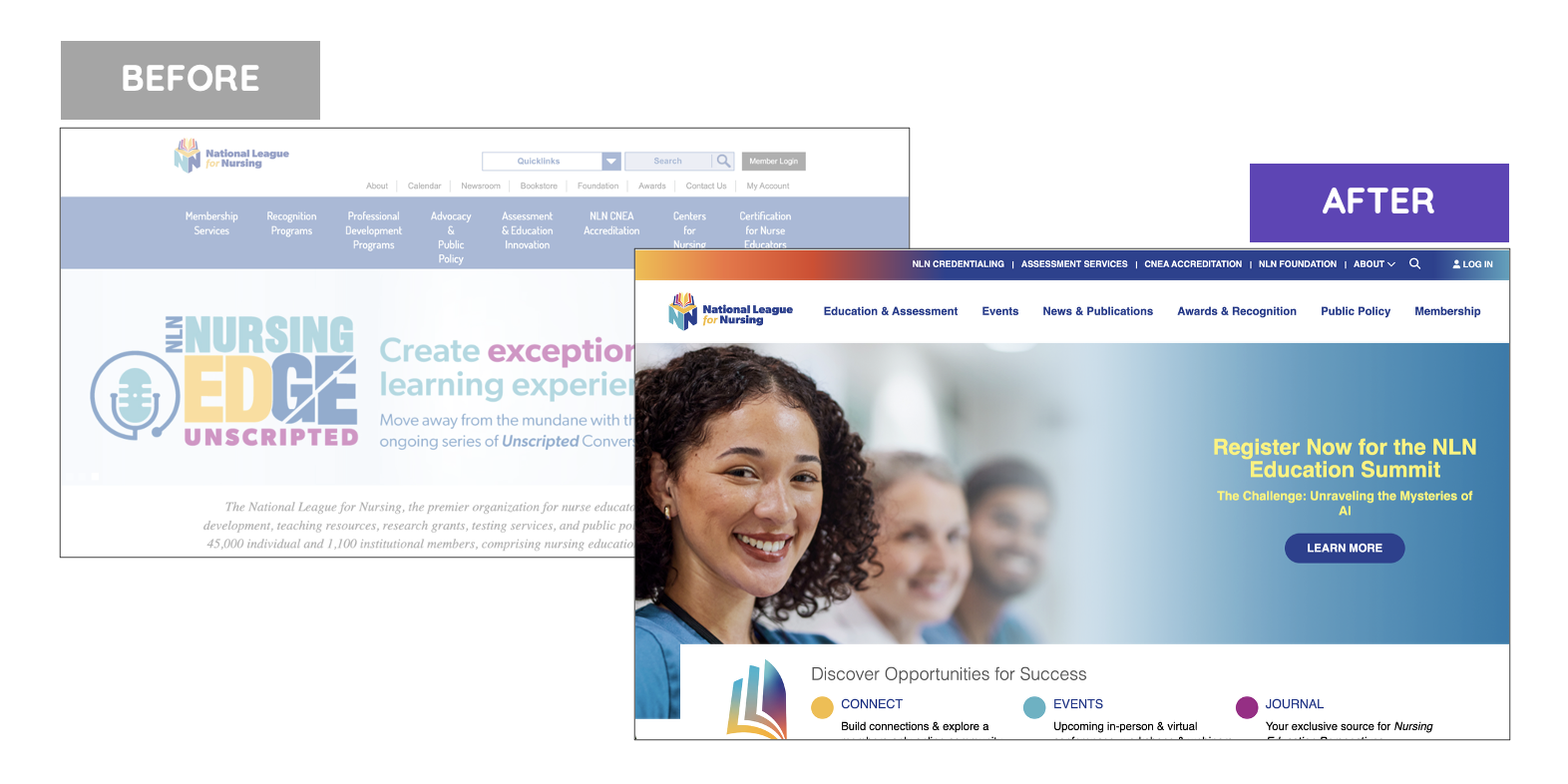 NLN Website Redesign