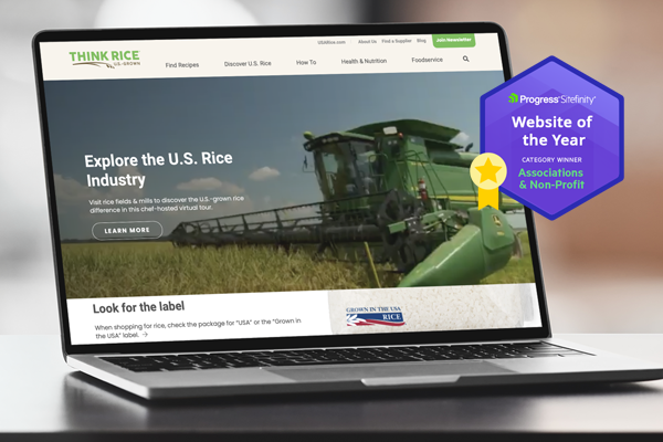 Award-Winning Think Rice Website