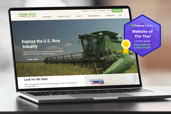 Award-Winning Think Rice Website Award-Winning Think Rice Website