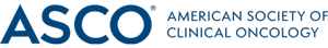 The logo for the American Society of Clinical Oncology.