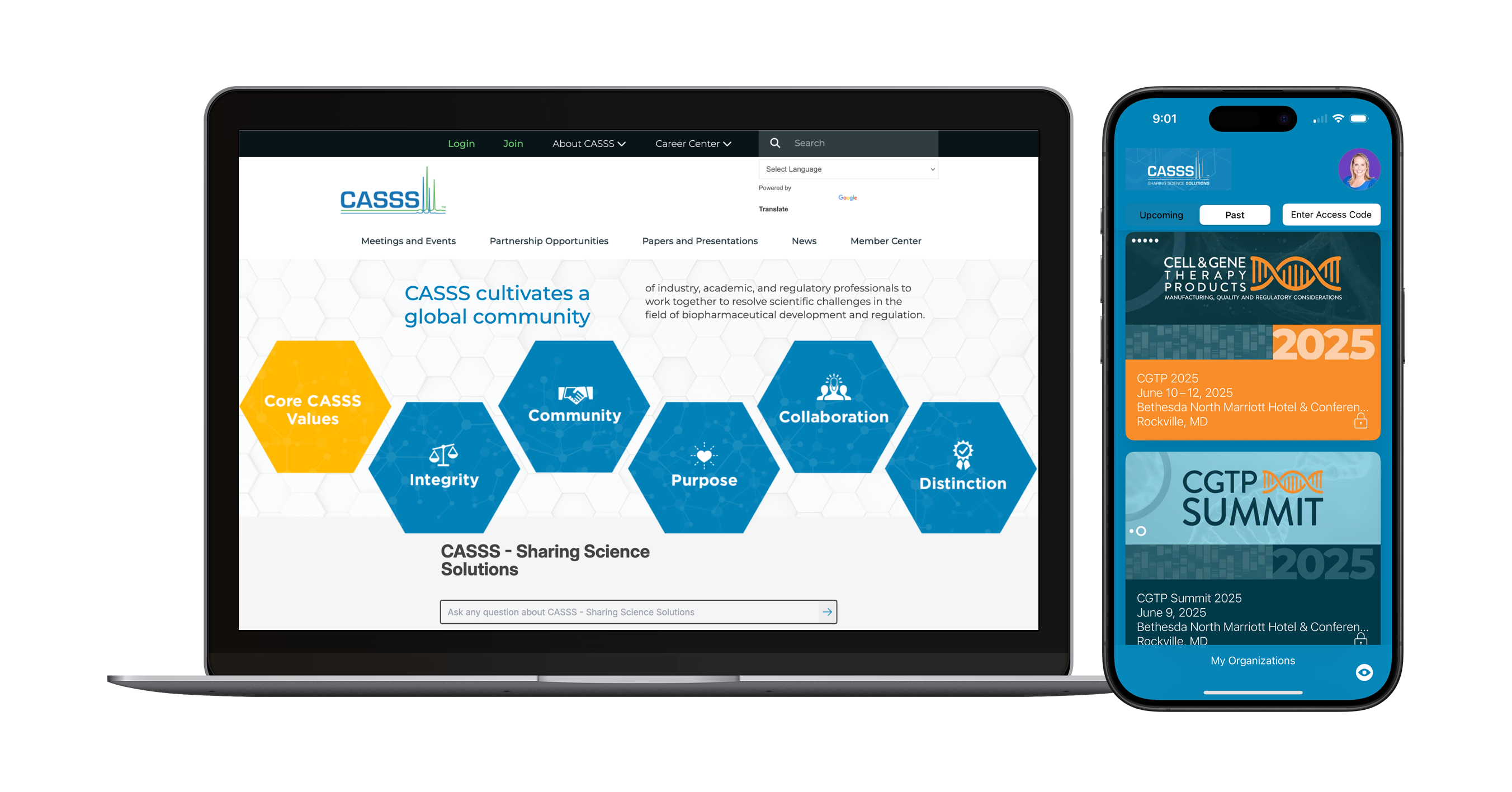 CASSS Website & Event Mobile App